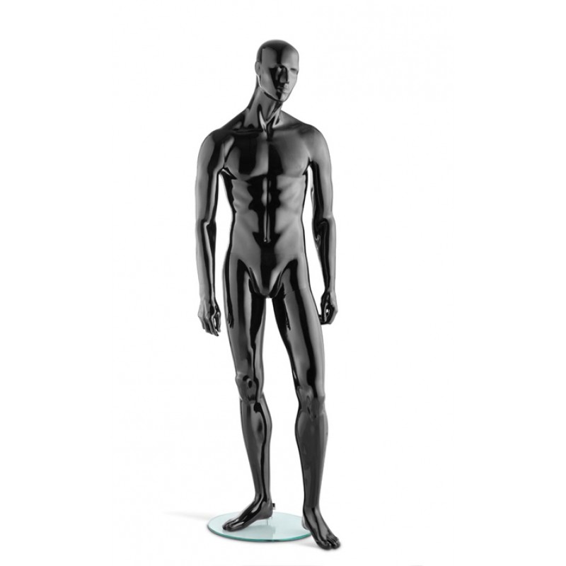 HIGH GLOSS SORT HERRE MANNEQUIN – AFSLAPPET POSITION – HINDSGAUL