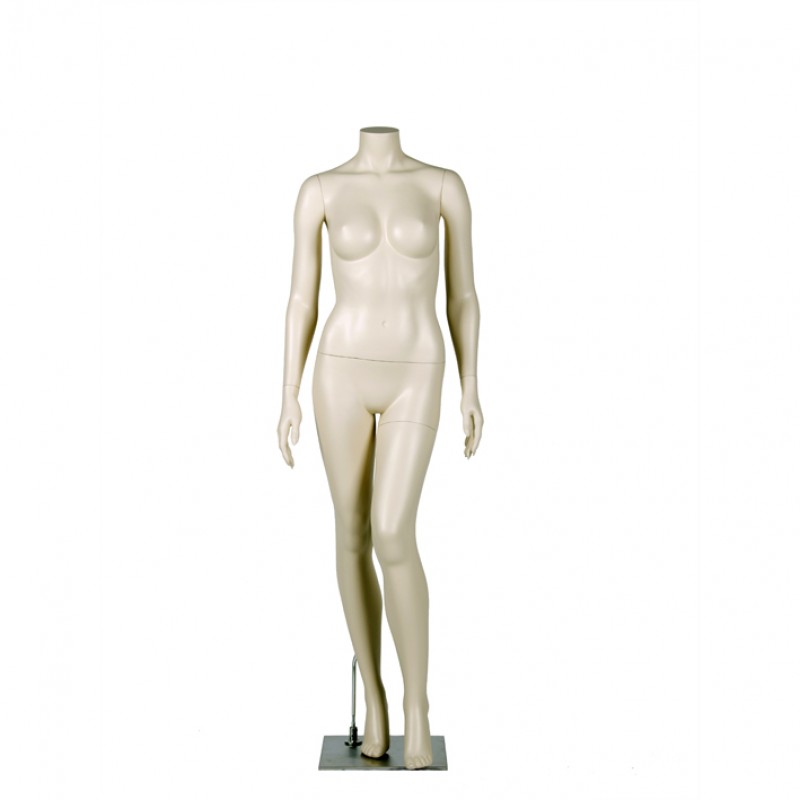 FEMALE MANNEQUIN – LEFT LEG BENT - DARROL 700 SERIES - NECK-LOCK SYSTEM