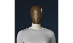 Kopf Schaufensterfigur Dunkles Holz –Dame – Darrol