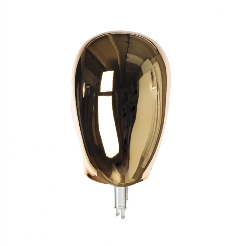 Kopf Schaufensterfigur Gold – Dame – Darrol