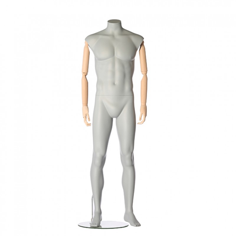 700-Serie – Herrenfigur– Flexible Holzarme – aufrecht stehend – Darrol