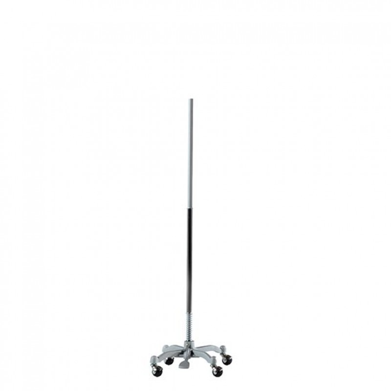 STAND WITH WHEELS – FOR DARROL TORSOS AND BUSTS – CHROME – 122 CM