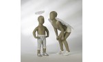 BØRNE MANNEQUIN – FRESH KIDS - 110 CM – FOROVERBØJET POSITION - HINDSGAUL