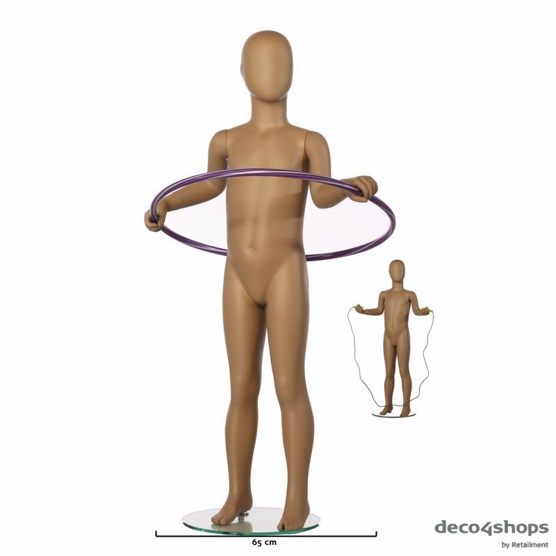 BØRNE MANNEQUIN – FRESH KIDS - BØJEDE ARME - 122 CM - HINDSGAUL