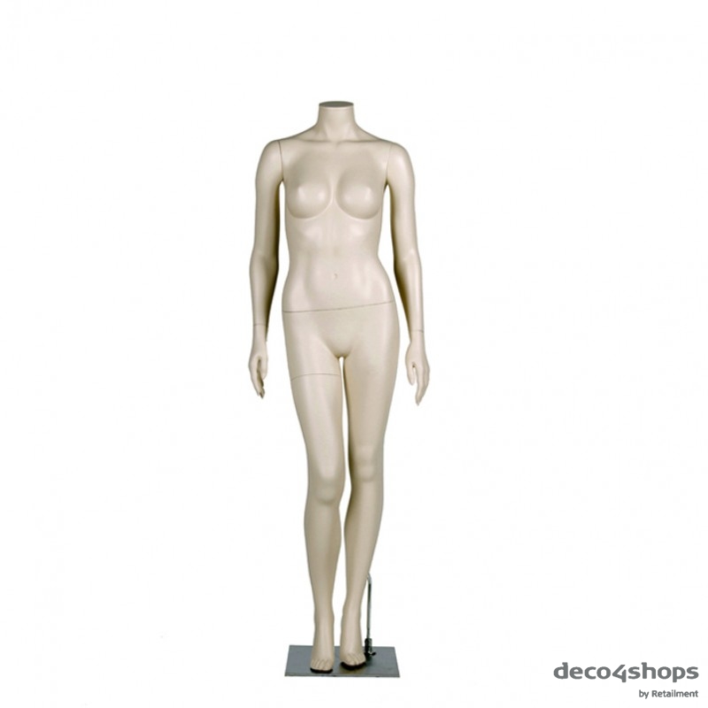 FEMALE MANNEQUIN – RIGHT LEG BENT - DARROL 700 SERIES - NECK-LOCK SYSTEM