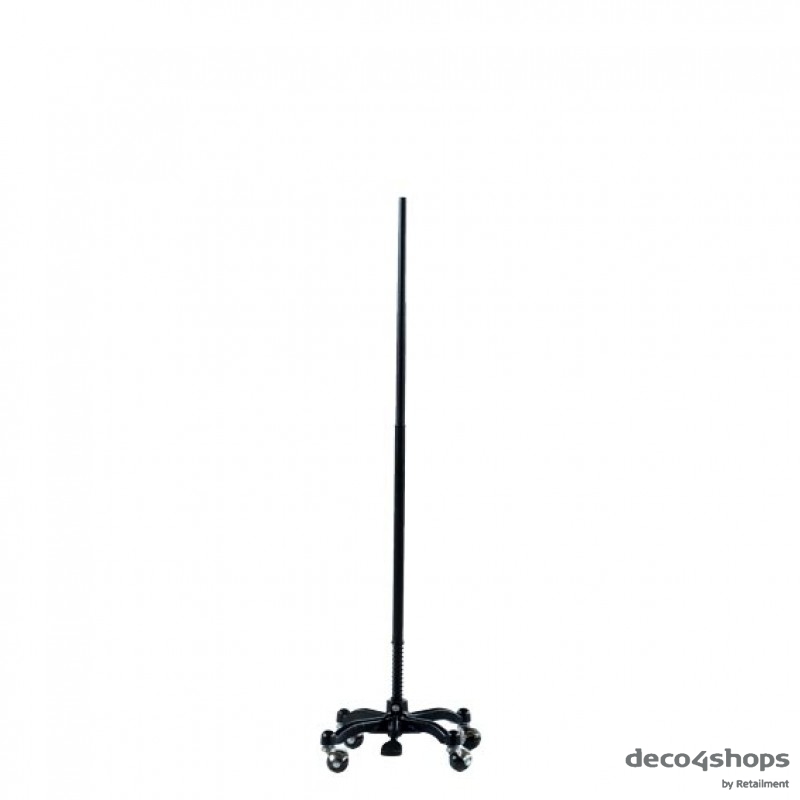 STAND WITH WHEELS – FOR DARROL TORSOS AND BUSTS – BLACK – 122 CM