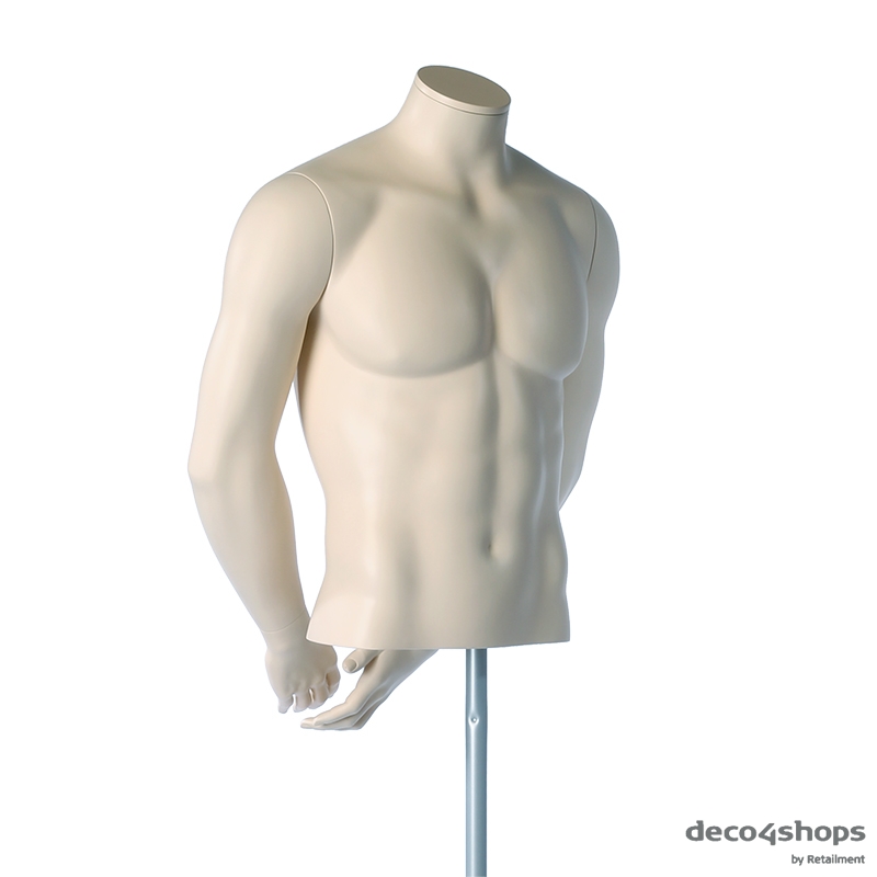SHORT MALE TORSO ¬– ARMS BEHIND BACK – DARROL