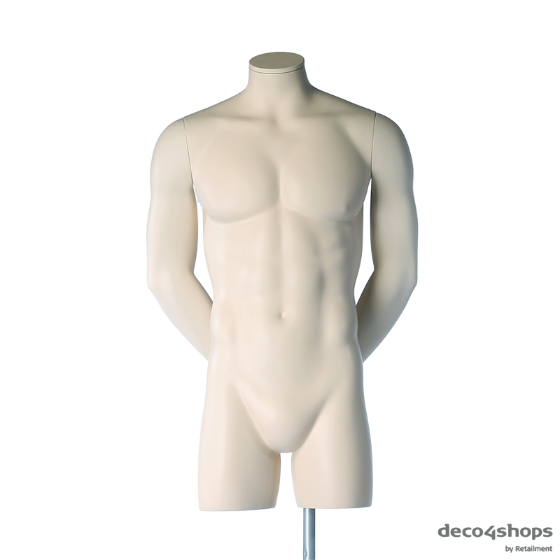 LONG MALE TORSO – ARMS BEHIND BACK - DARROL