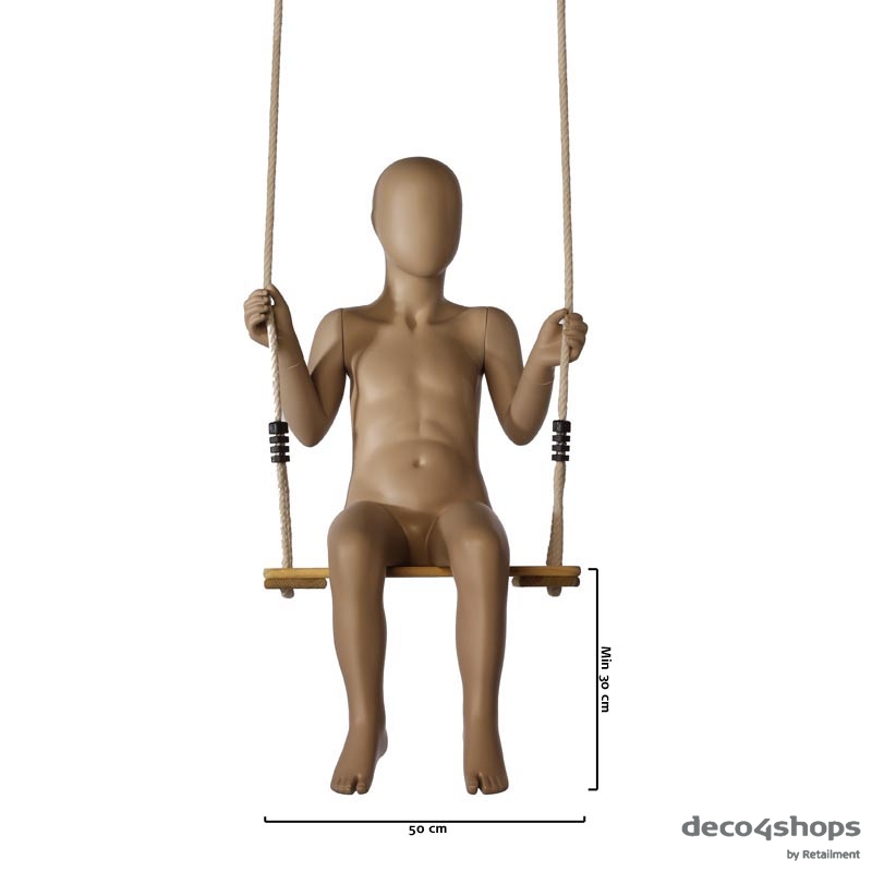 BØRNE MANNEQUIN – FRESH KIDS – GYNGENDE - 122 CM - HINDSGAUL